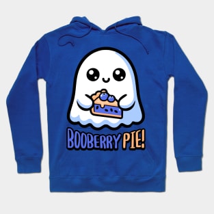 Booberry Pie! Cute Blueberry Pie Ghost Pun Hoodie